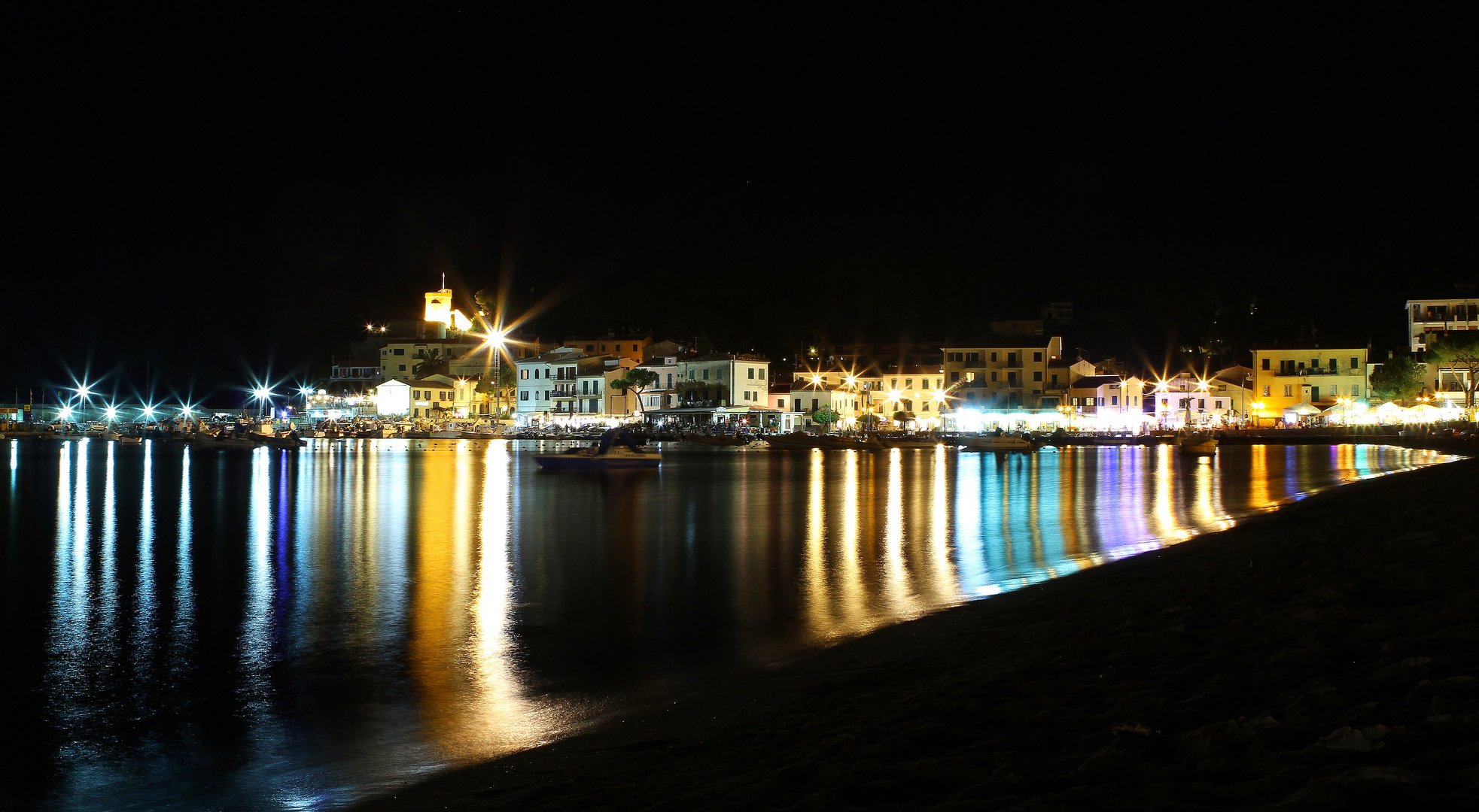 Nachts am Strand