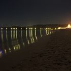 nachts am Strand von Binz