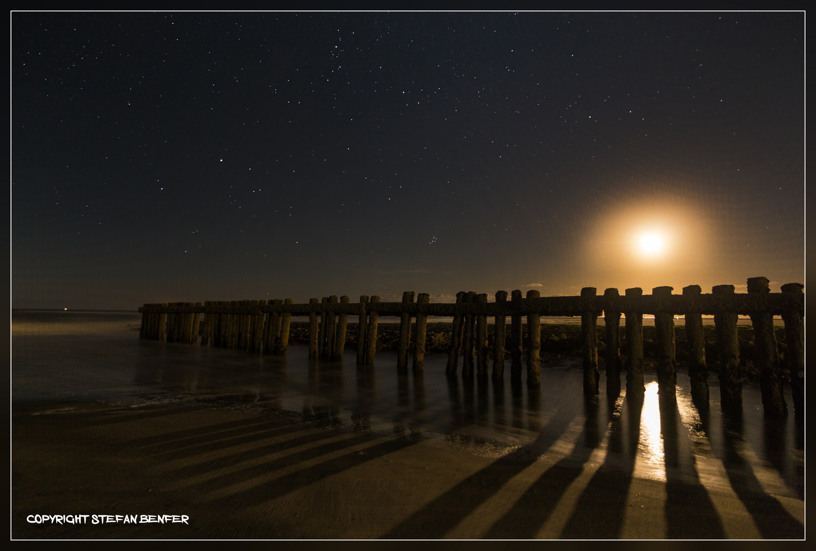 Nachts am Strand von Wangerooge 2