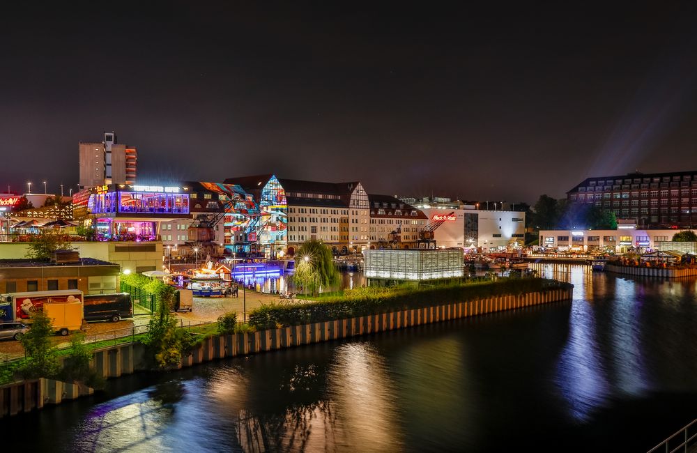 Nachts am Teltowkanal