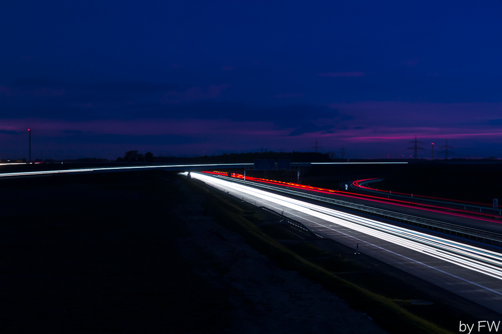 Nachts an der Autobahn 2