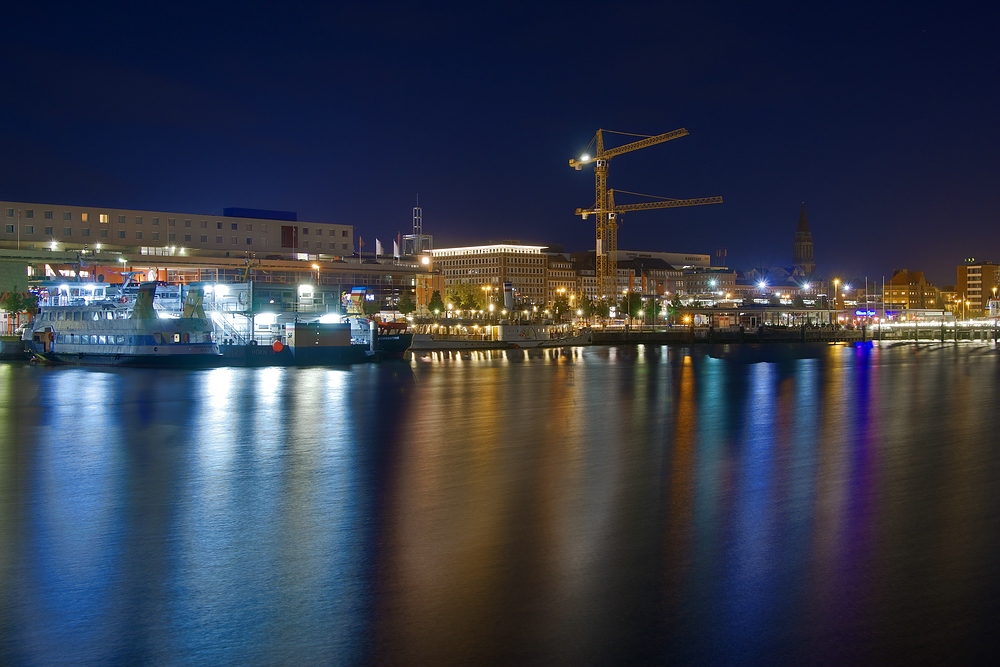 Nachts an der Kieler Hörn...