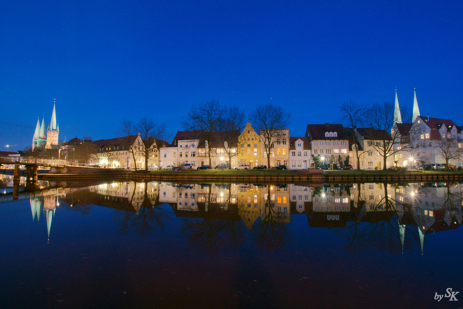 Nachts an der Obertrave 