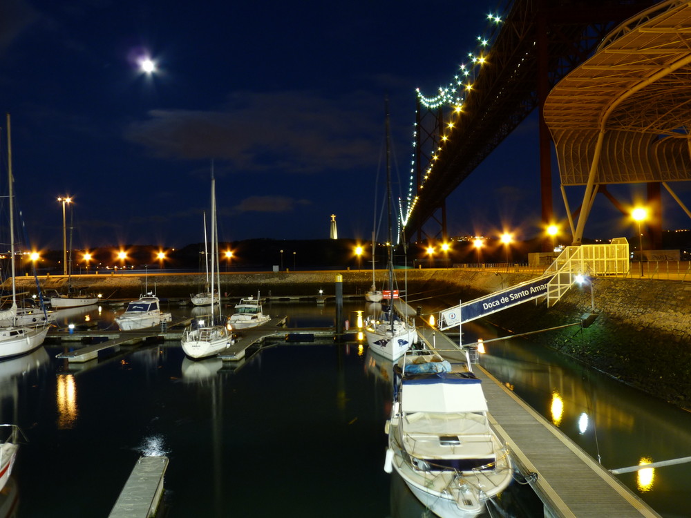 Nachts an der Ponte 25.April