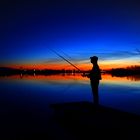 Nachts angeln