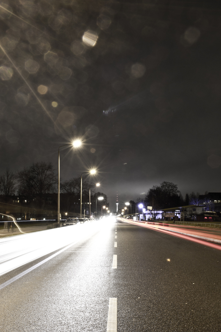 nachts auf Berlins Straßen