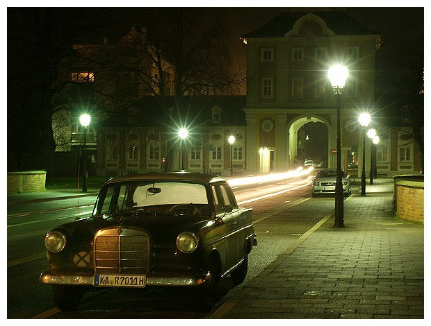 Nachts auf Bruchsals Straßen