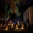 Nachts auf dem Friedhof