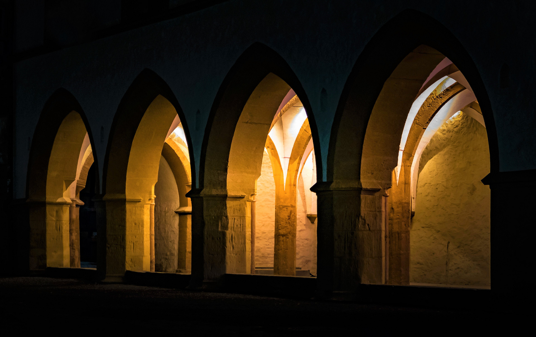 Nachts auf dem Hauptmarkt von Goslar