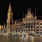 Nachts auf dem Marienplatz in München