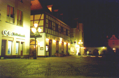 Nachts auf dem Platz...