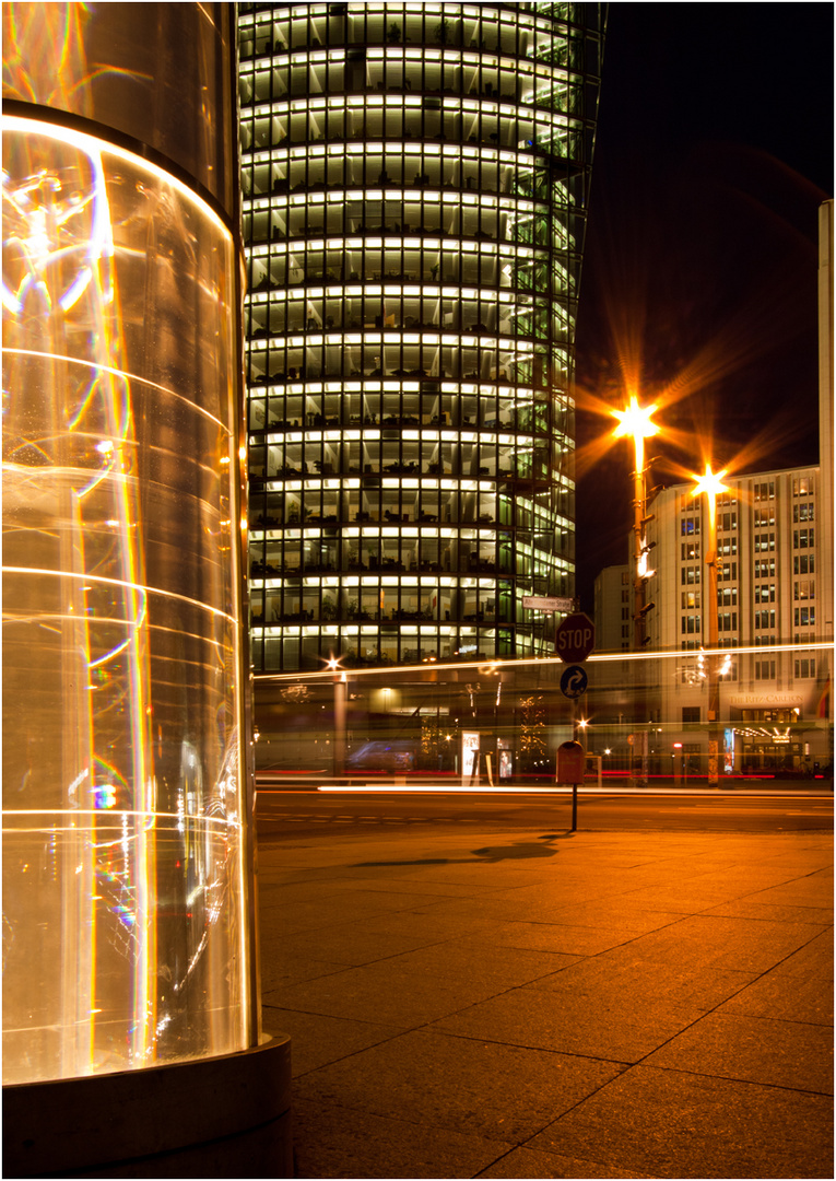 Nachts auf dem Potsdamer Platz