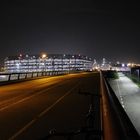 Nachts auf dem Weg zum Hamburg Airport