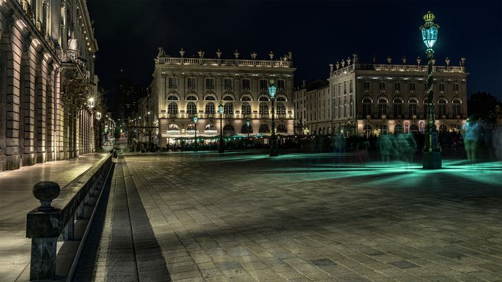 Nachts auf den Place Stanislas