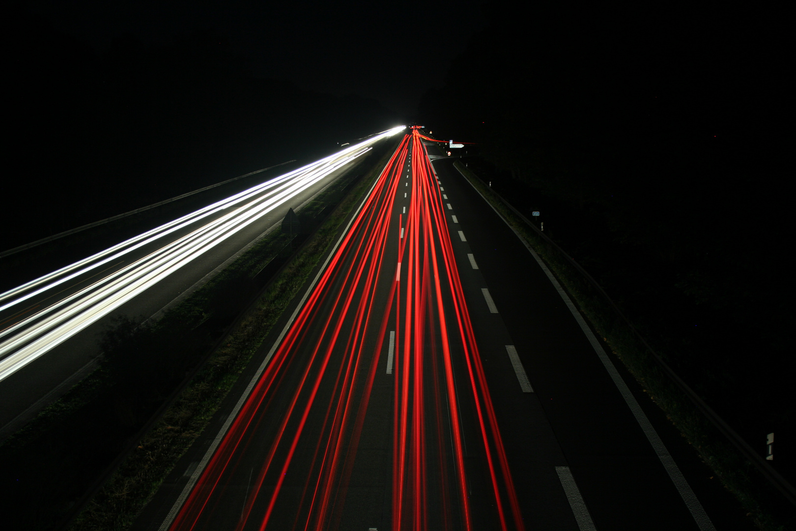 Nachts auf der A4