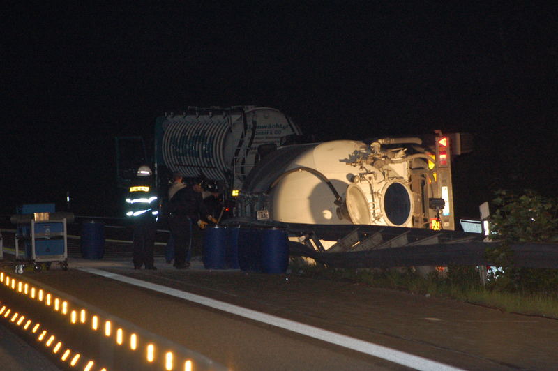 Nachts auf der A45, ein GSG Unfall