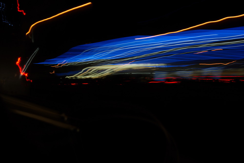 Nachts auf der autobahn