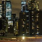 Nachts auf der Brooklyn Bridge