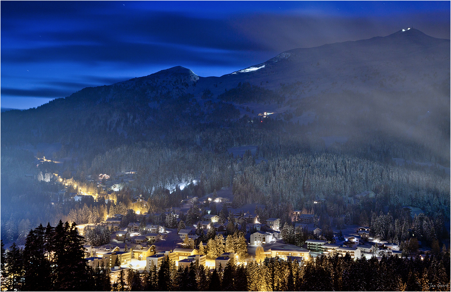 Nachts auf der Lenzerheide