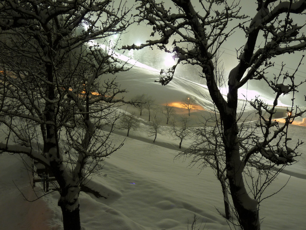 Nachts auf der Piste