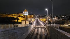 Nachts auf der Ponte Dom Luis