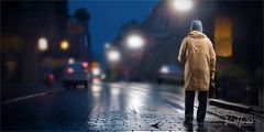 Nachts auf der Straße .....