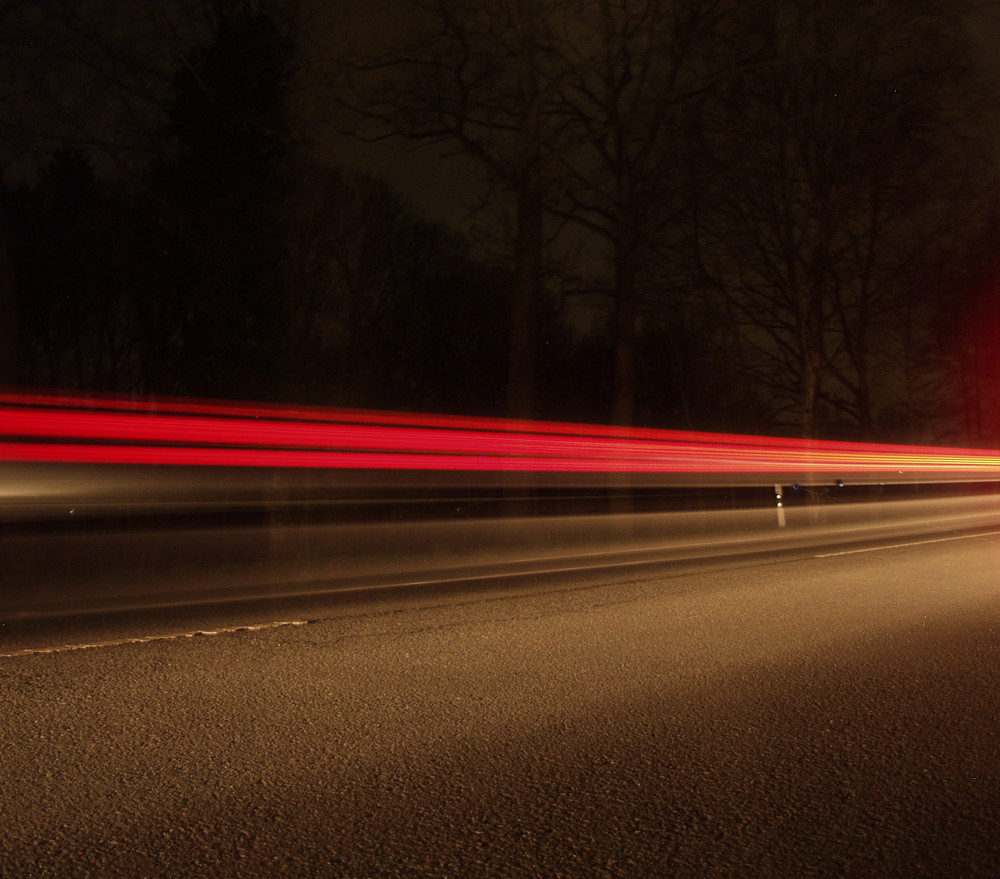 Nachts auf der Straße