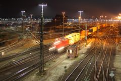 Nachts auf Europas größtem Rangierbahnhof