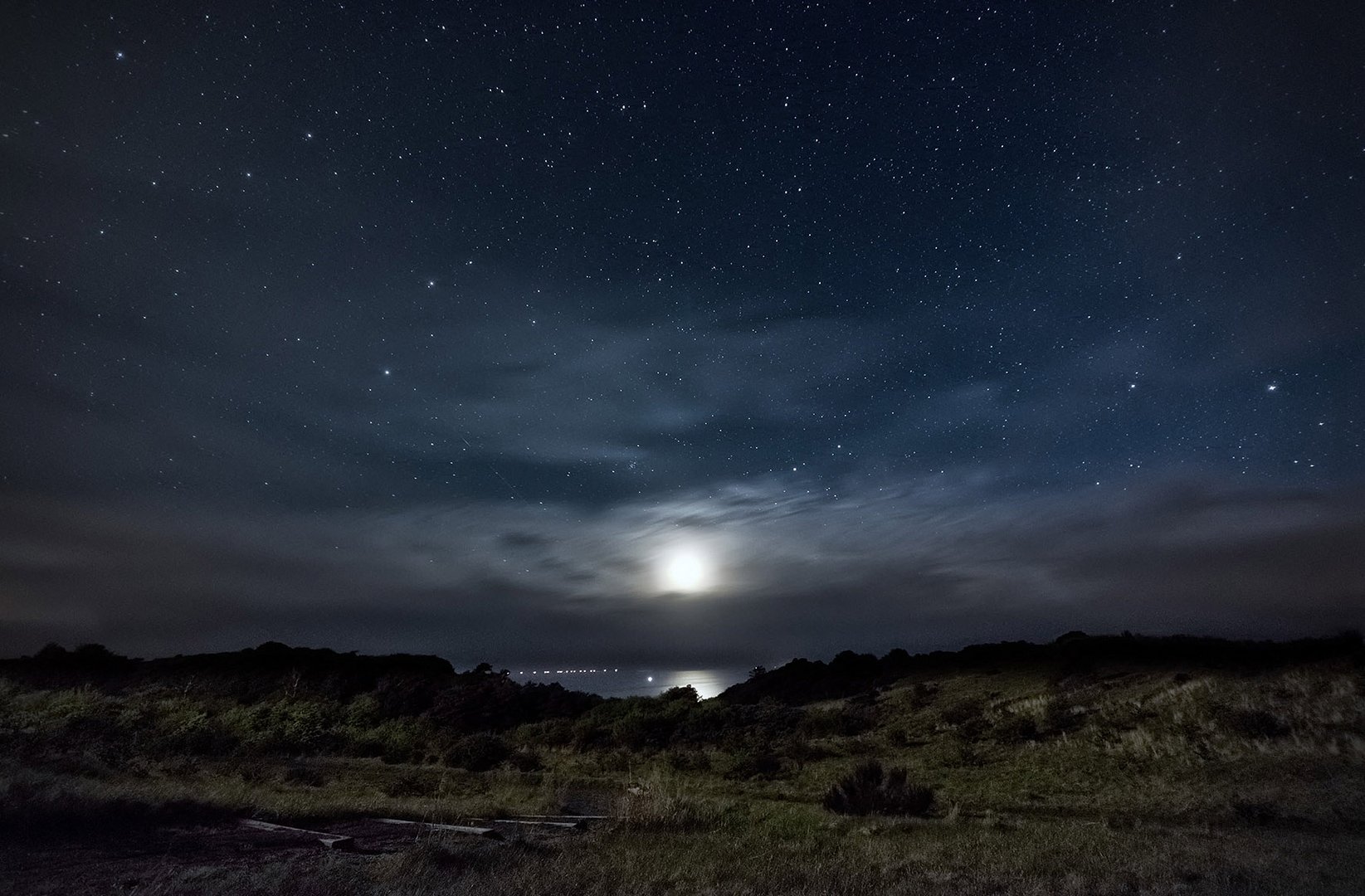 Nachts auf Hiddensee