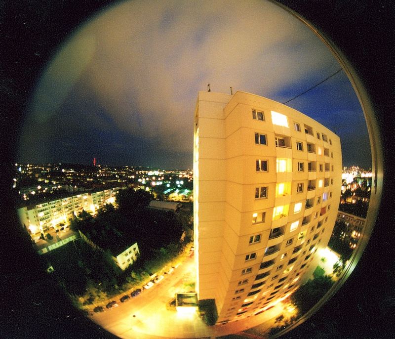 Nachts auf meinem Balkon