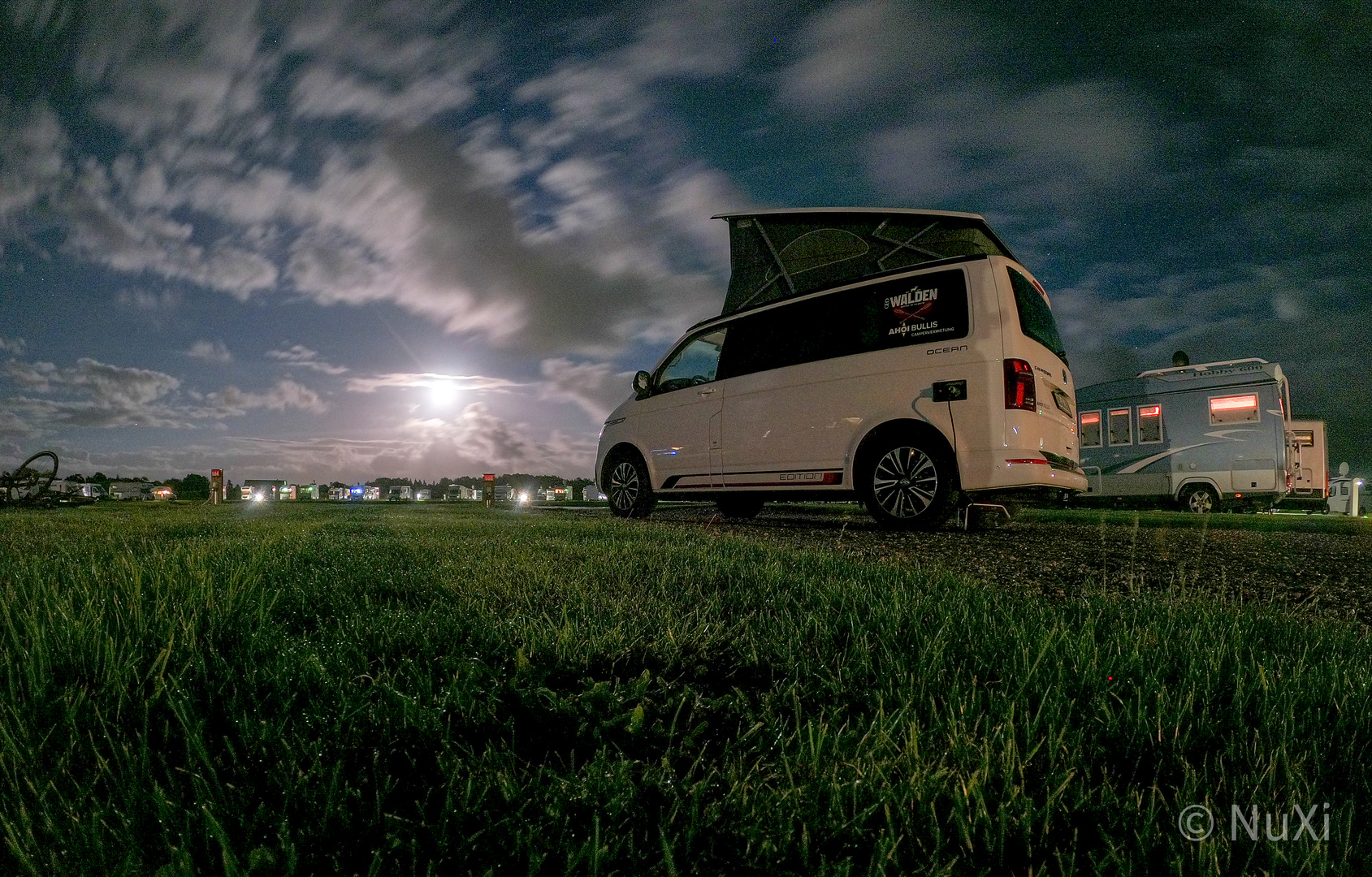 Nachts aufn Campingplatz