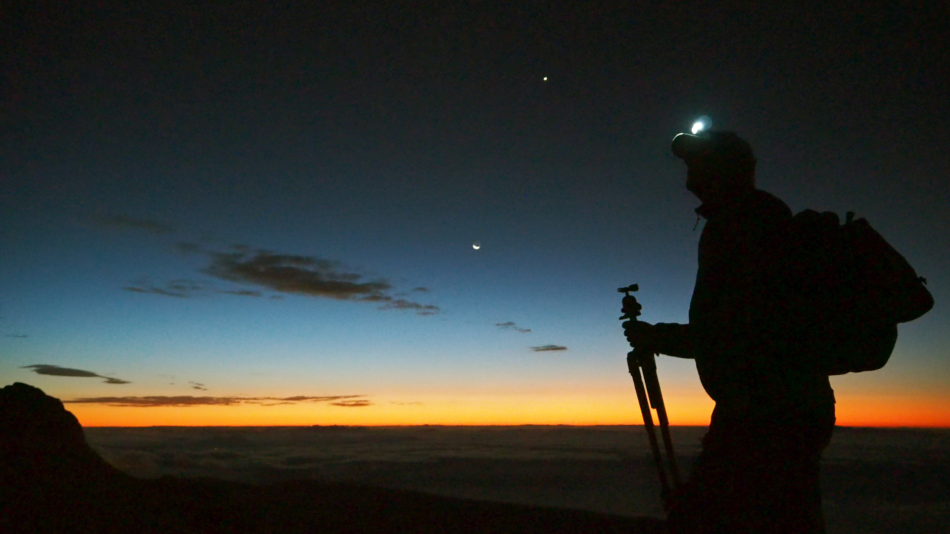 Nachts aufstieg zum Teide Gipfel