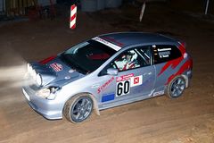 Nachts bei der AvD-Sachsen-Rallye