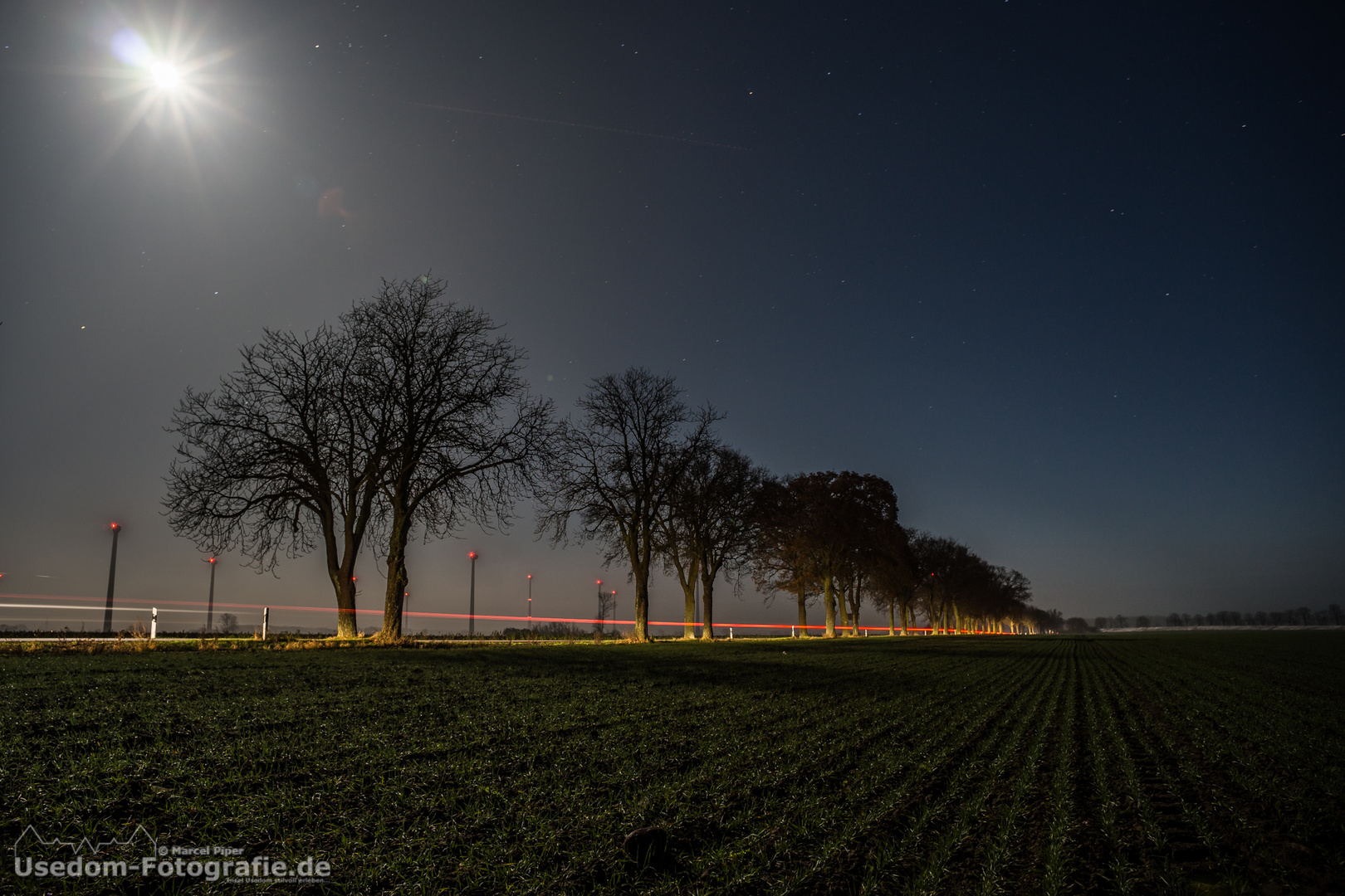 Nachts bei Neetzow