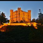 Nachts bein Schloss Hohenschwangau