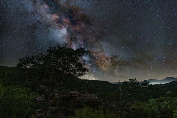 Nachts im Bärenbrunner Tal