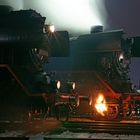 Nachts im Bahnbetriebswerk