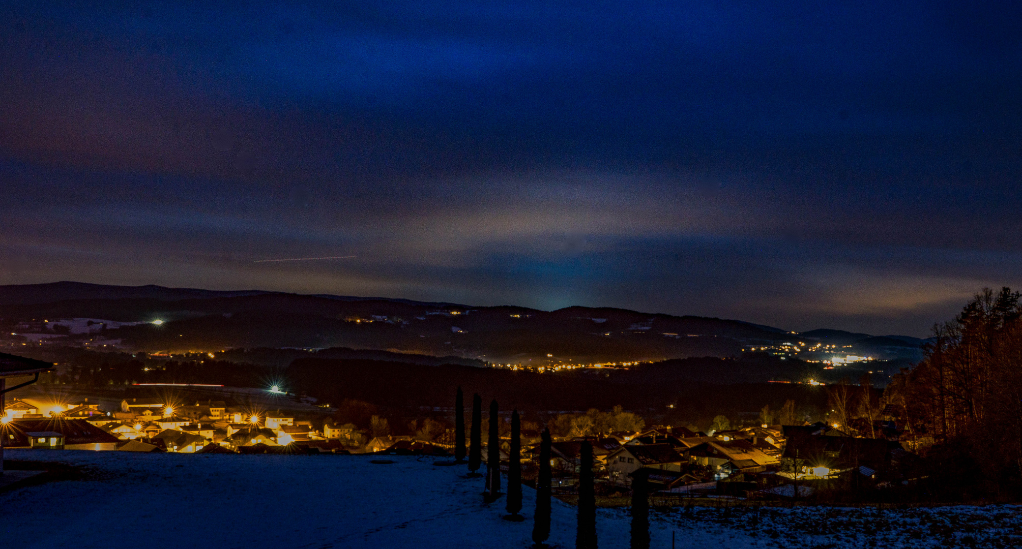 Nachts im Bayerischen Wald