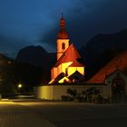 Nachts im Bergsteigerdorf Ramsau