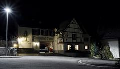 Nachts im Dorf ~ "Landgasthof ..."