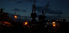 Nachts im Hafen