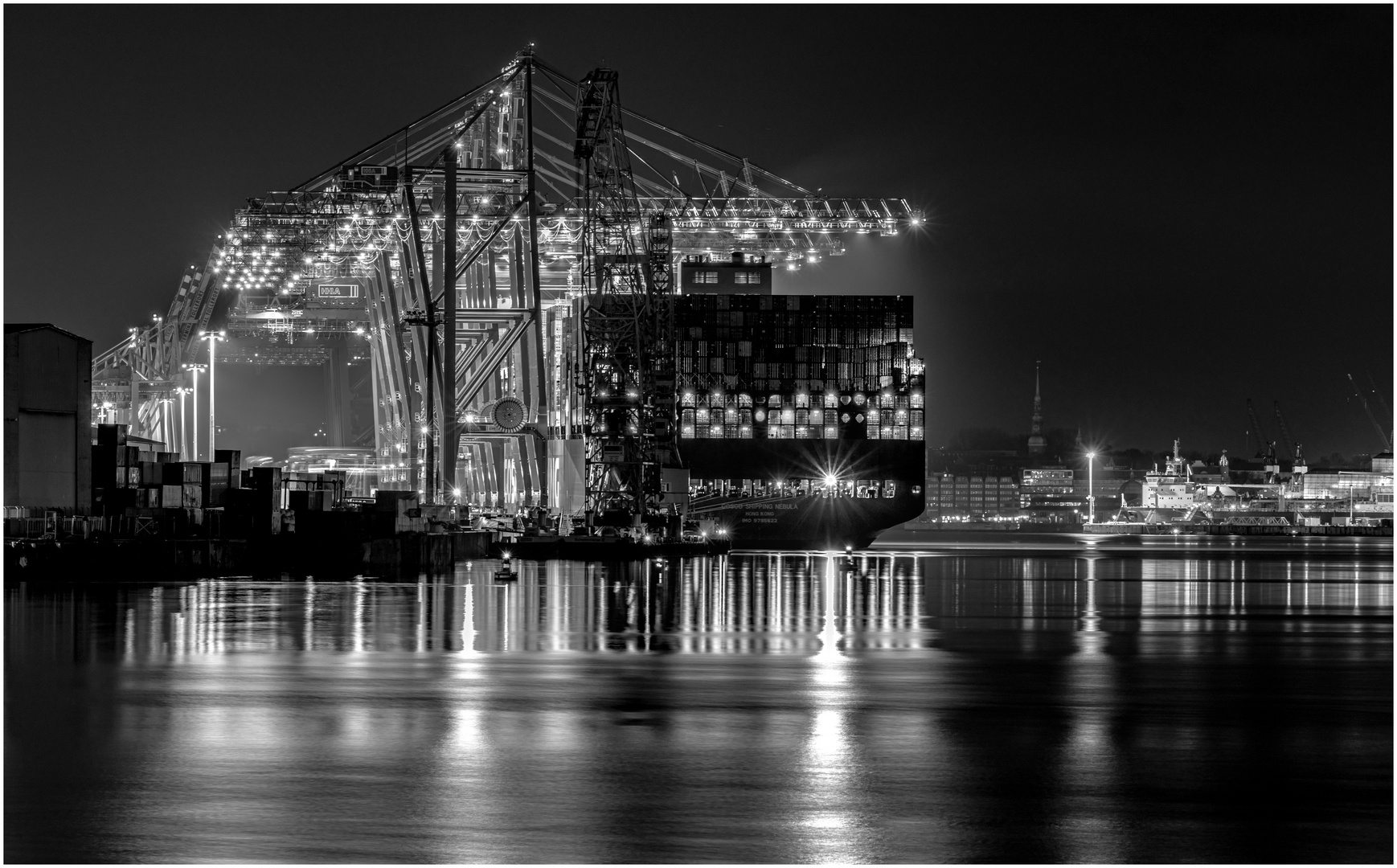 Nachts im Hafen    