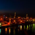 nachts im Hafen