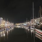 Nachts im Hafen von Cesenatico 
