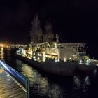 Nachts im Hafen von Santa Cruz de Tenerife