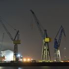 Nachts im Hamburger Hafen...
