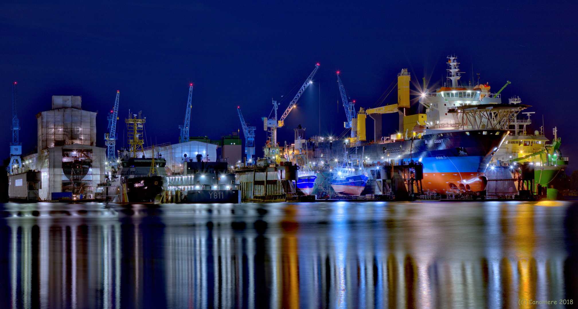 Nachts im Labradorhafen