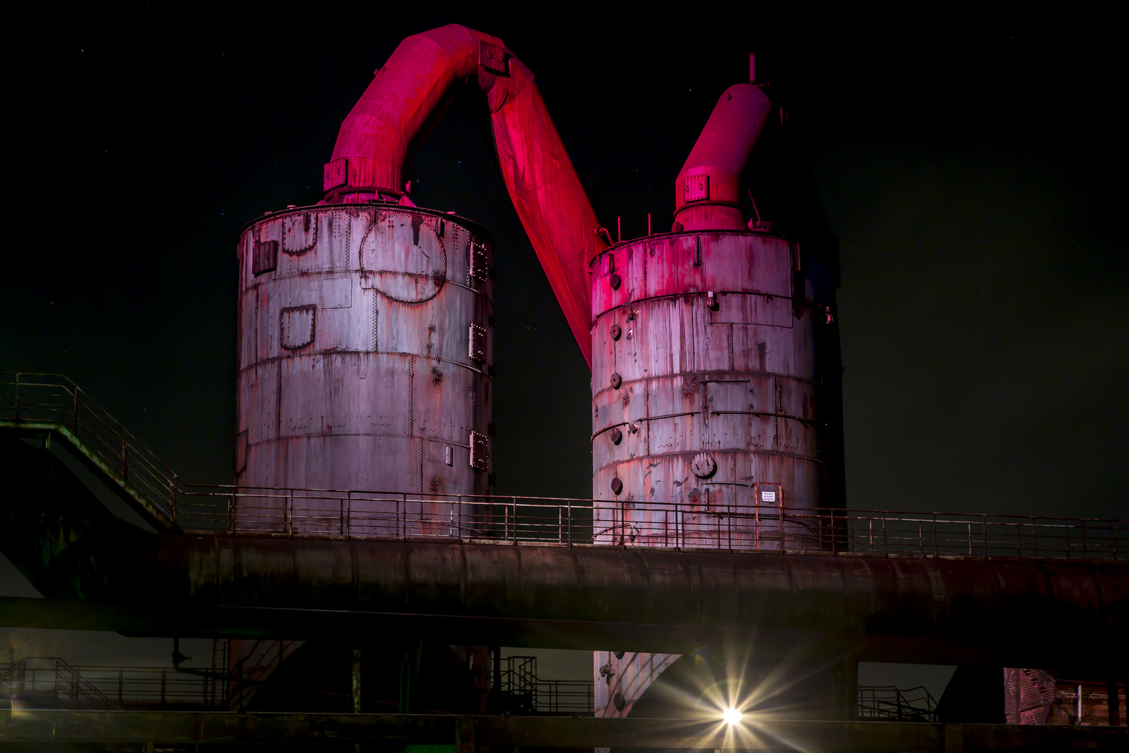 Nachts im Landschaftspark Duisburg [2]