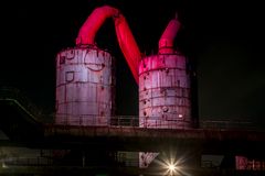 Nachts im Landschaftspark Duisburg [2]