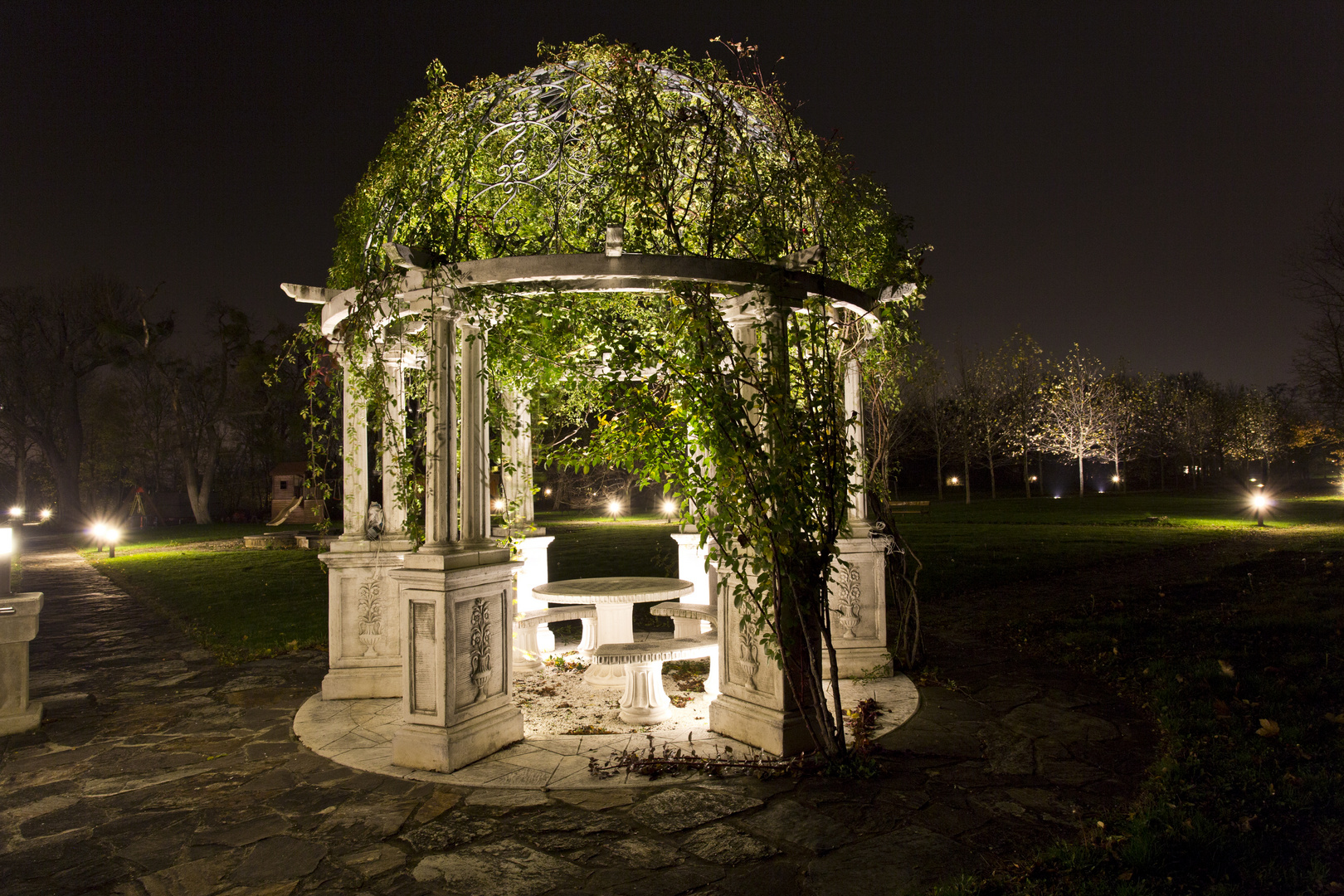 Nachts im Park